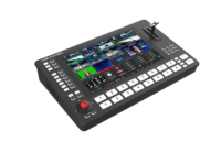 Mélangeur vidéo HD portable 5 entrées 8 sorties 3 Aux, résistant à l'usure, avec contrôle LAN métallique, effets de transition pour événements en direct, caméra PTZ Movmagic