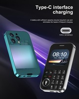 Mini téléphone portable V9, écran 2,01 pouces, double carte SIM, 2G GSM, mini clavier, fonction Magic Voice, petit format de poche, téléphone de secours