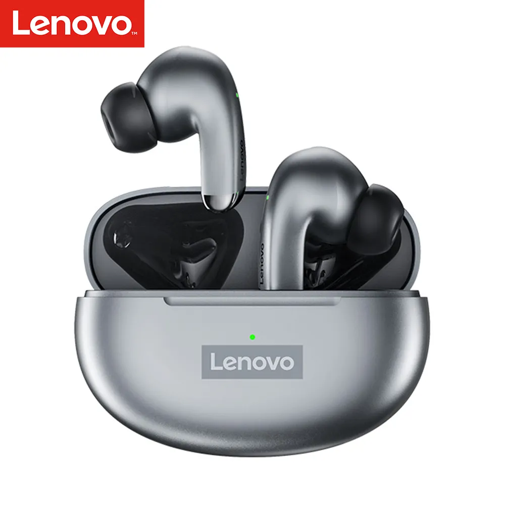 Lenovo LP5 Tws Oortelefoon BT5.0 Draadloze Hoofdtelefoon Sport Waterdichte Tws Oordopjes Touch Control Headset Met Microfoon