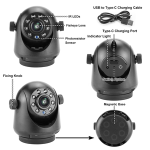 Greenyi 5g wifi từ Hitch không dây phía sau xem máy ảnh tầm nhìn ban đêm có thể sạc lại cho Trailer RV xe tải cho Iphone Android - Product Image 6