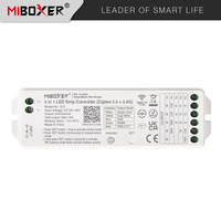 Contrôleur de bande Led Miboxer Zl5 5 en 1 (zigbee 3.0 + 2.4g) Rgbww Dc12-48v distance de contrôle 100m prise en charge Tuya