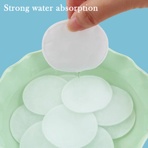 Miễn phí Mẫu thấp moq mặt làm sạch dùng một lần mặt 100% Bông Mỹ phẩm trang điểm Remover miếng bông - Product Image 5