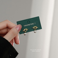 Vogue 2024 boucles d'oreilles noeud en argent sterling 925 à la mode 18k or noeud creux perle boucles d'oreilles pendantes pour les femmes