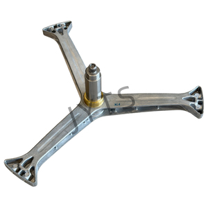 Braccio a ragno in lega di alluminio con flangia e albero, ricambio per lavatrice Beko - Product Image 4