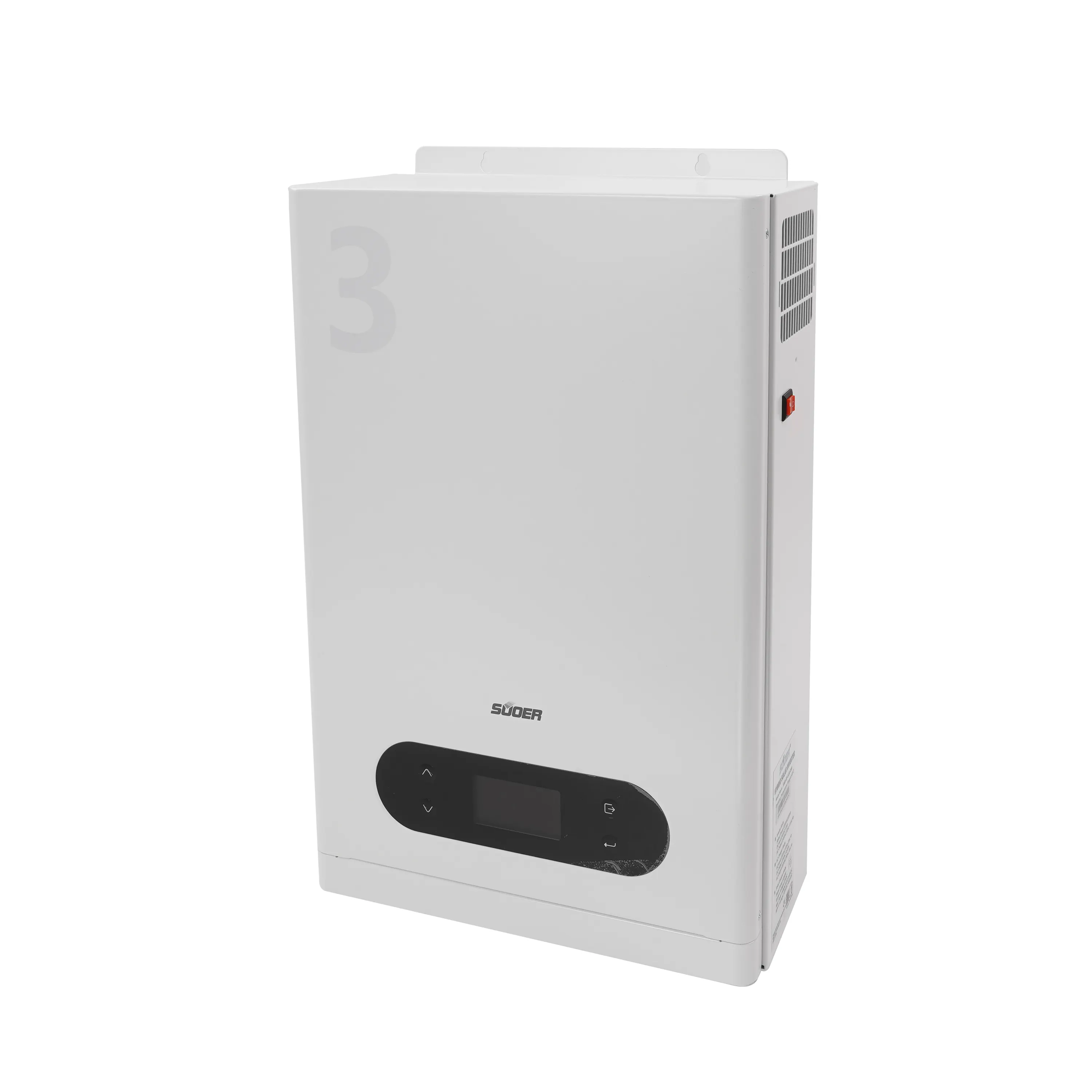 Produk baru inverter surya hibrida isi daya Mppt 3kw 5kw putih dengan sertifikat Rohs