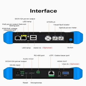 Écran tactile IPS de 5,4 pouces 1920*1152 OTDR 8K H.265 Testeur CCTV combiné <span class=keywords><strong>Test</strong></span> de fibre, <span class=keywords><strong>test</strong></span> de caméra et <span class=keywords><strong>test</strong></span> de câble MT-6810 - Product Image 4
