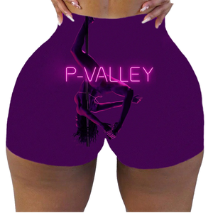 กางเกงขาสั้นโยคะขี่จักรยานสำหรับผู้หญิงดีไซน์ด้านหลังเป็นรูปตัววีสำหรับการฝึกออกกำลังกาย - Product Image 1