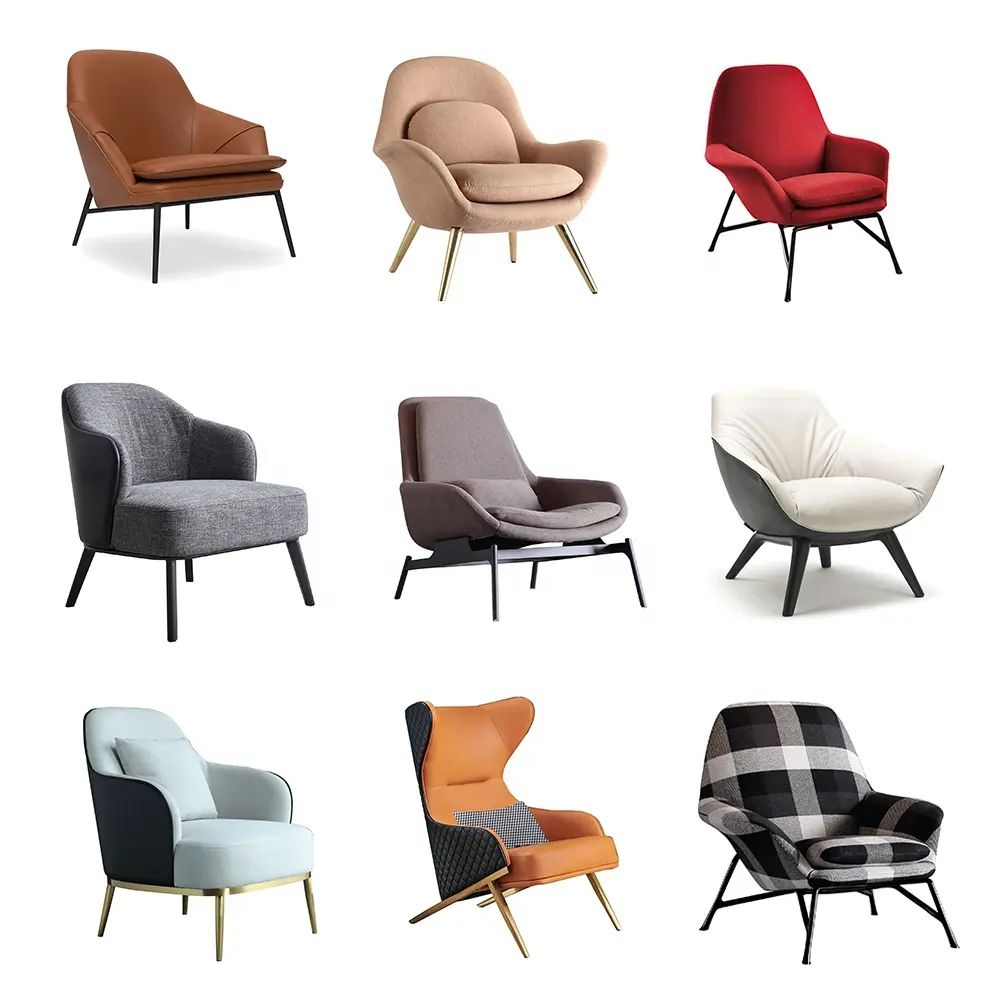 Velvet / Sherpa / Wabi-sabi / Japandi / Nordic Leisure Accent Chair Sofa Armchair Lazy Single Lounge Dining Living Room Chairs