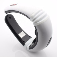 Masseur électrique sans fil pour le cou et le corps Beautyfountain JY-N201, thérapie vibratoire intelligente, contrôle de la minuterie, fonctionnement sur piles AAA