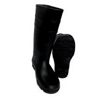 Bottes de pluie de sécurité durables en PVC imperméable à tige haute, antidérapantes, pour le travail industriel