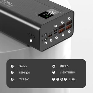 Batería Externa Portátil M-Queen de Alta Capacidad con Logotipo Personalizado, Regalo Promocional, 50000 mAh - Product Image 4