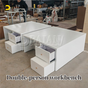 Mesas de Manicura de Madera de Alta Gama y Bancos de Trabajo <span class=keywords><strong>para</strong></span> Pedicura, Precio de Fábrica al por Mayor, Más Vendidos de Baian - Product Image 3