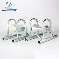 Plateaux de câbles et échafaudages en acier, échafaudages plats en aluminium moulé avec roues en nylon et roues en aluminium pour chariots à main