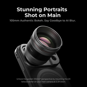 TELESIN Master Portre Fotoğrafçılığı Kiti, 17/18 Pro/Max 200mm Telefoto Lens Kamera Tutucu Manyetik Kablosuz Şarj - Product Image 4