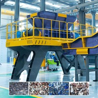 Déchiqueteur de métaux industriels pour carcasses de moteurs en aluminium lourd, profilés et ferraille métallique mixte de véhicules