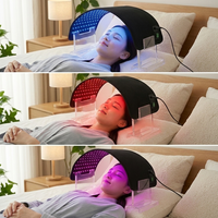 ROHE Zero EMF 470nm 630nm 850nm Thérapie par lumière rouge pour le visage, 3 couleurs, coussinets de thérapie par lumière rouge pour le traitement de l'acné