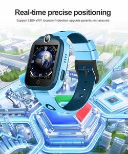Montre connectée pour enfants 4G D63 avec appel vidéo, bouton SOS, positionnement LBS+Wifi, étanche, surveillance parentale, montre connectée D63 pour enfants - Product Image 4
