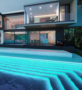 Bande LED RGB 5050 étanche IP65, dimmable, contrôle par application, Ra90 CRI / Type-C, lumière d'ambiance pour fête - Product Image 4