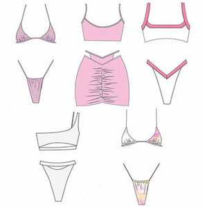 Friendly Eco Hot New Oem Fabric Mujeres Traje de baño Reciclar Reversible Conjunto de <span class=keywords><strong>Bikini</strong></span> personalizado Reciclado Sostenible Traje de baño de una pieza d - Product Image 6