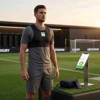 Maillot de football intelligent SHAREWELL avec logo personnalisé, suivi GPS, application mobile et statistiques en temps réel – Équipement de performance footballistique portable