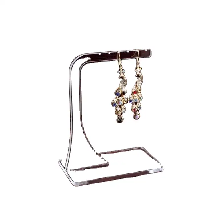 Customized Acrylic Earring Display Hanger Bracelet Holder Jewelry Hanging Rack Bangle Display Stand Necklace Showcase