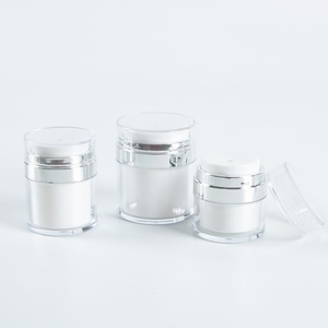 Envase de Crema de Doble Capa con Vacío y Emulsión Acrílica, con Tapa de Plástico, 15g 30g 50g, Envase Cosmético para Cremas Faciales y para Ojos - Product Image 1