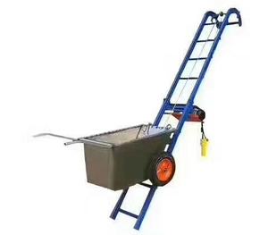 Machine de levage et de chargement de bennes inclinées, Transporteur de mortier et de briques cellulaires, Chariot monte-terrain mobile et pratique, Levage de bennes en pente - Product Image 1