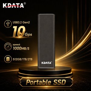 KDATA ฮาร์ดดิสก์แบบพกพาความเร็วสูง SSD USB 3.2 Gen 2 10Gbps <span class=keywords><strong>1000MB</strong></span>/S ตัวเรือนโลหะ ความจุ 2TB 512GB 1TB ไดรฟ์โซลิดสเตทภายนอก - Product Image 1