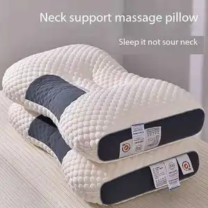 Hotel Home Knitted Cotton Massage Neck Pillow Core Adult Neck Pillow Gift Pillow Cotton