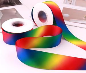 Decorazioni per Feste, Fiocchi Fatti a Mano, Nastri in Raso Arcobaleno a Doppia Faccia da 2,5 cm, 20 Iarde per Confezioni Regalo e Compleanni - Product Image 4