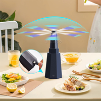 Portable Holographique Lame Intérieur Extérieur Table Utiliser Moustique Alimenté Par Batterie Pliant Ventilateur Mini Électrique Répulsif À Mouches