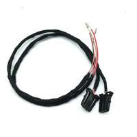 Lampu Peringatan Pintu Potong Kendaraan Otomatis Colokan Kawat Kabel LED untuk VW Pastas B6 CC Golf 5 6 MK6 7 MK7 Eos Tiguan 3AD 947 411
