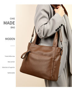 New Women's <b>Soft</b> Pu <b>Leather</b> <b>Purses</b> and Handbags Ladies Shoulder Tote Bag PU <b>Leather</b> Hand Bag Designer <b>Purses</b> Women's Handbags - Product Image 3