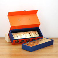 Caja de Regalo de Lujo para Pastel Lunar 2025, con Diseño Personalizado, para Chocolate y Whisky, con Relieve y Recubrimiento UV
