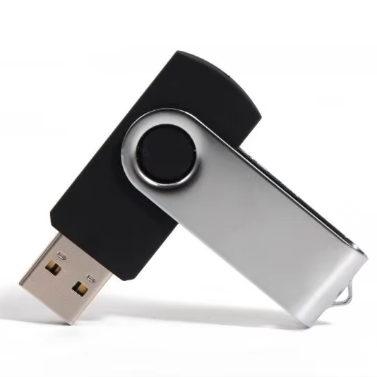 Factory Wholesale Music USB Flash Drive 1GB-128GB Metal Black Stylish Card Pen Design USB 2.0/3.0 Compatible New 1-Year Warranty