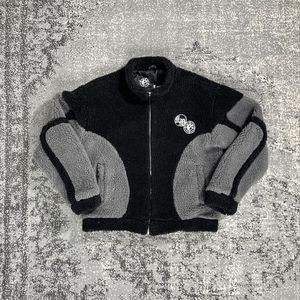 MULTIFACED FLEECE Patches cousus 100% Sherpa Fleece Polyester Fiber Broderie <span class=keywords><strong>pour</strong></span> un ajustement de haute qualité Couleur Contraste Zip up Hoodies - Product Image 5