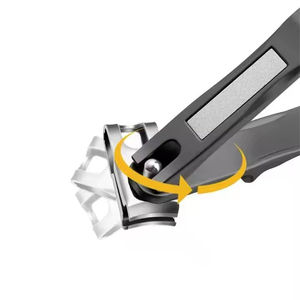 WELLFLYER NC-772炭素鋼小型ポータブルネイルカッター湾曲刃指爪クリッパーファイル付き - Product Image 4