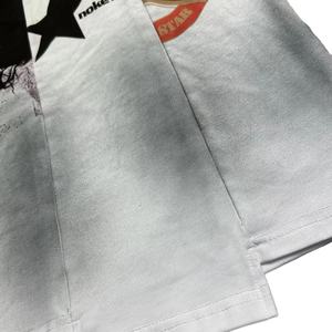 เสื้อยืดโอเวอร์ไซส์ผ้าฝ้ายถัก 100% ตัดเย็บแบบต่อผ้า ทรงครอป หนานุ่ม ทรงบ็อกซี่ พิมพ์ลาย DTG ดีไซน์เรียบง่าย ระบายอากาศได้ดี - Product Image 4