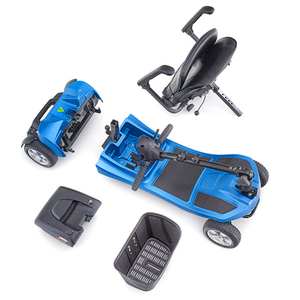 Trottinette électrique à quatre roues de haute qualité, suspension complète, batterie au lithium, fauteuil de transfert pour personnes à mobilité réduite - Product Image 4