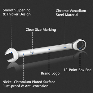ชุดประแจปากแบบปรับได้6นิ้ว150มม. โครเมี่ยมวาเนเดียมอเนกประสงค์ - Product Image 6
