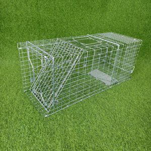 <span class=keywords><strong>Cage</strong></span> de piège pour animaux sauvages vivants galvanisée professionnelle pliable réutilisable Offre Spéciale de haute qualité - Product Image 1
