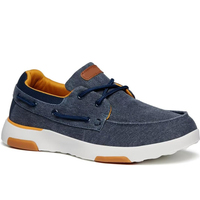 Chaussures de marche légères à lacets en toile décontractées pour soulager la fasciite plantaire et les douleurs au talon, avec semelle intermédiaire en EVA et semelle intérieure en mousse à mémoire de forme, type mocassins