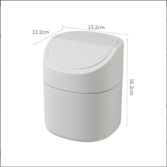 Blanc 16cm balançoire couvercle ouvert