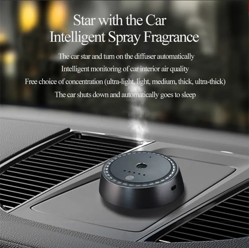조정가능한 전기 차 냄새 향수 유포자 대쉬보드 공기 청정제 USB 차 유포자