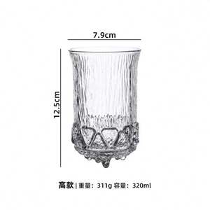 Copas de Vino Clásicas de Vidrio Transparente con Asa - 1 para Uso en el Hogar y Fiestas - Product Image 3