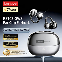 Écouteurs sans fil TWS à conduction aérienne Lenovo LK6 à clip d'oreille ouvert, étanches, Bluetooth, pour le sport, haute qualité