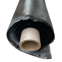 Fabricants chinois de tissu en fibre de carbone sergé ou à armure toile 3K 200g de fibre tissée en carbone noir
