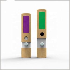 Custom Printing Packaging Paper <b>Box</b> Round Paper Tube With Child Proof Resistant Button Paper Cartridge Tube - Product Image 2