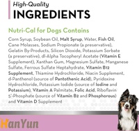 Gel nutritionnel hypercalorique OEM&ODM, supplément nutritionnel pour chiens et chats, pâte multi-vitamines pour la santé des animaux de compagnie