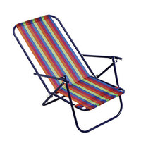 Chaise pliante en métal, 2 positions, hauteur réglable, sac à dos de plage, camping, brésil